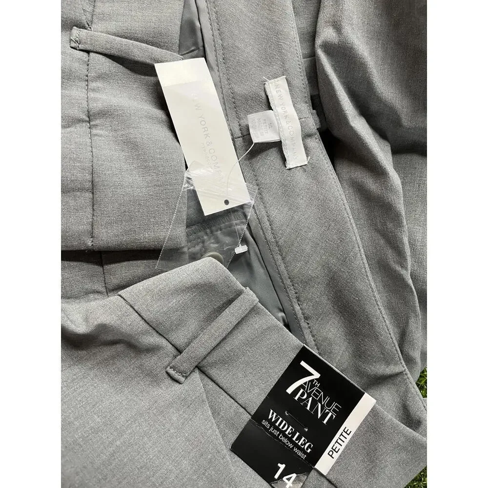 7th Avenue Petite Wide Leg Pants‎ Size 14